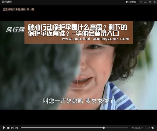 破冰行动保护伞是什么意思?剩下的保护伞还有谁?-华体会登录入口(图3) 华体会体育官方网站